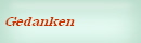 Gedanken