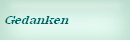 Gedanken